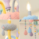 GobekUsa Crystal Luxury Candle Chandelier Vanity Pendant Light for Living Dining Bedroom