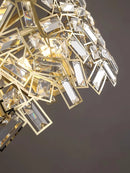 GobekUsa Crystal Chandelier: Modern Bedroom Lighting Fixture for Home Decoration