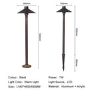 GobekUsa LED Lawn Light: Outdoor Waterproof Aluminum Spot for Courtyard, Garden, Park, Pathway
