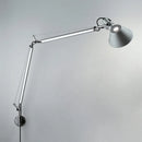 GobekUsa Industrial Black Silver Swing Arm Wall Lamp - Rotatable Miniature Table Lamp E27
