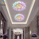 GobekUsa Lotus Crystal LED Ceiling Lamp, Nordic Brights, Modern Style