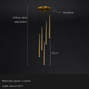 GobekUsa Crystal Water Drop Ceiling Chandelier for Classic Living Room Decor