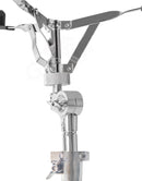 Heavy-Duty Snare Drum Stand by Griffin | Premium Double Braced Percussion Hardware Kit |Weight Mount for Snares, Tom Drums & Practice Pad | Adjustable Height & Tilting Gear Clamp Style Basket Holder
