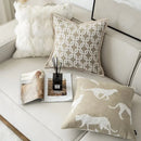 GobekUsa Geometric Jacquard Cushion Cover Modern Luxury Decorative Pillows