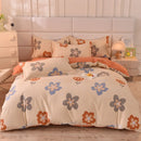 GobekUsa Cotton Thickened Bedding Set - Single/Double Size, High Quality, Warm & Soft.