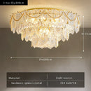 GobekUsa Gold Pearl Pendant Chandelier - Living Room & Bedroom Decor