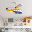GobekUsa Helicopter Light Ceiling Lamp for Boy's Room