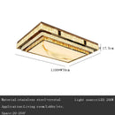 GobekUsa Gold Ceiling Lamp | Modern Rectangle Crystal Bedroom Living Room Light