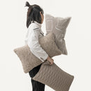 GobekUsa Light Grey Coffee Texture Pillow Covers - Modern Simplicity Cushion Cover for Home