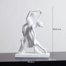GobekUsa Abstract Resin Sculpture Modern Desk Decoration Minimalist Figures Ornaments