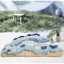 GobekUsa Boho Chic Mossy Rug: Ultra Soft Hand Tufted Area Carpet for Nordic Bedroom