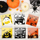 GobekUsa Halloween Biscuits Packaging Bags 100PCS - Kitchen Pastry Decoration Essentials