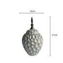 GobekUsa Geometric Diamond Check Ceramic Vase: Home Decor Floral Arrangement & Accessories