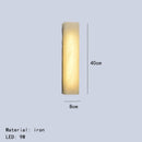 GobekUsa Cuboid Marble LED Wall Lamp for Bedroom, Restaurant, Stairs - Dimmable Iron Lighting