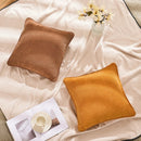 GobekUsa Cotton Linen Peach Orange Grey Ivory Pillow Cover for Living Room Eco-friendly