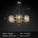 GobekUsa Crystal Chandelier: Modern Luxury Pendant Light for Living Room, Restaurant, and Bar