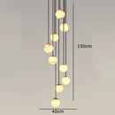 GobekUsa LED Pendant Light Chandeliers for Living Room Staircase Indoor Lighting