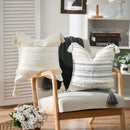 GobekUsa Boho Geometric Tufted Tassel Cushion Cover 30x50/45x45cm