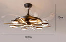 GobekUsa Kids Bedroom LED Ceiling Fan with Bladeless Design and Remote Control