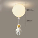 GobekUsa Astronaut Balloon Ceiling Lamp: Modern Minimalist LED Chandelier for Kids' Room