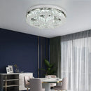 GobekUsa Crystal Ceiling Chandelier: Modern LED Light with RC Dimming for Luxe Home Decor