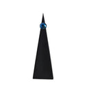 GobekUsa Geometric Triangle Blue Ball Ornament: Abstract Decorative Figurine