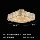 GobekUsa Gold Glass Ceiling Chandelier LED Suspension Luminaire for Home Decor