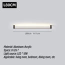 GobekUsa LED Strip Wall Lamp for Living Room Bedroom Ceiling, Modern Minimalist Atmosphere