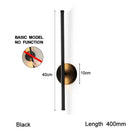 GobekUsa Dimmable LED Wall Sconce Black Wall Lighting for Bedroom Living Room