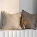 GobekUsa Light Coffee Texture Pillow Covers 45*45 - Modern Simplicity Luxury Home Decor