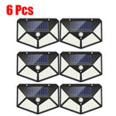 GobekUsa 100LED Solar Powered Outdoor Wall Lamp with PIR Motion Sensor