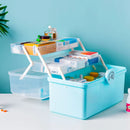 GobekUsa Household First Aid Kit: Portable & Multifunctional Emergency Box with Multiple Compartments