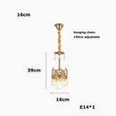 GobekUsa Crystal LED Pendant Light for Living Room