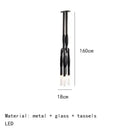 GobekUsa HORSEHAIR Wall Lamp Old Gold Silver Black Metal Cloth Light