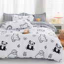 GobekUsa Animal Pattern Bedding Set - King/Queen Size Quilt Set for Comfortable Home.