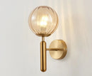 GobekUsa Blue Glass Balls Wall Sconce for Living Room, Bedroom, or Corridor