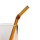 GobekUsa Glass Straws Set - Eco-Friendly Reusable Colorful Drinking Tubes