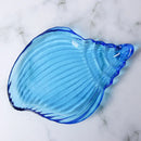 GobekUsa Electroplated Crystal Glass Dish Plate Saucer with Sea Features
