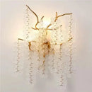 GobekUsa Crystal LED Wall Light Sconces for Living Room Bedroom, Modern Interior Wall Lamp