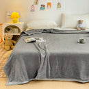 GobekUsa Cartoon Milk Velvet Blanket: Soft Coral Fleece Summer Sofa Cover & Queen Blanket