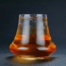 GobekUsa Crystal Whiskey Glass Tumbler | Wind Edge Shape Spirits Cup | Thick Bottom Glass