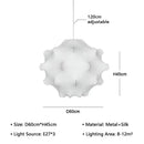 GobekUsa Elegant Silk Pendant Lamp for Home and Hospitality Lighting
