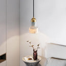 GobekUsa Emerald-Green LED Pendant Lamp for Dining Living Room Loft Bar Bedside