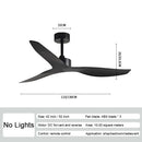 GobekUsa Industrial Wind Ceiling Fans ABS Blades Remote Control Silent Operation
