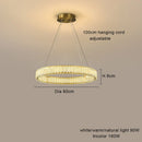 GobekUsa Crystal Chandelier Pendant Lamps for Home Decor and Modern Living Room Lighting