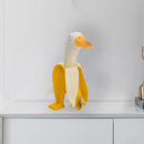 GobekUsa Abstract Banana Duck Sculpture Decorative Figurine for Home Decoration