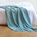 GobekUsa Cozy Knitted Sofa Blanket - Winter Home Office Nap Comfort