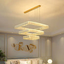 GobekUsa Crystal Chandelier: Luxury Living Room & Bedroom Pendant Light