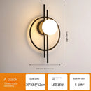 GobekUsa Glass Ball LED Wall Lamp Modern Light Luxury Home Decor Fixture