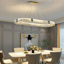 GobekUsa Crystal Pendant Chandelier LED Lighting for Kitchen Dining Room Villa